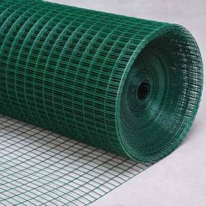 Professional Green PVC Coated Wire Mesh Rust Resistant