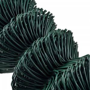 RAL6005 PVC Coated Green Chain Link Fence 4 ft. x 50 ft. 9-Gauge