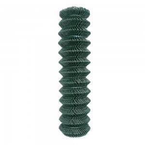 RAL6005 PVC Coated Green Chain Link Fence 4 ft. x 50 ft. 9-Gauge