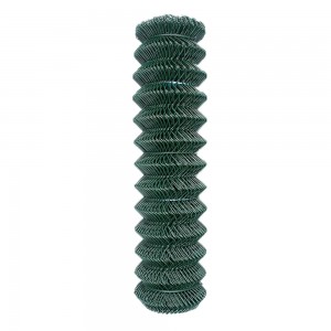 Green PVC Coated Chain Link Fence