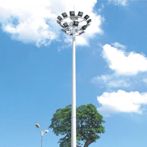 15 Feet Electric High Mast Lighting Pole For Street Light