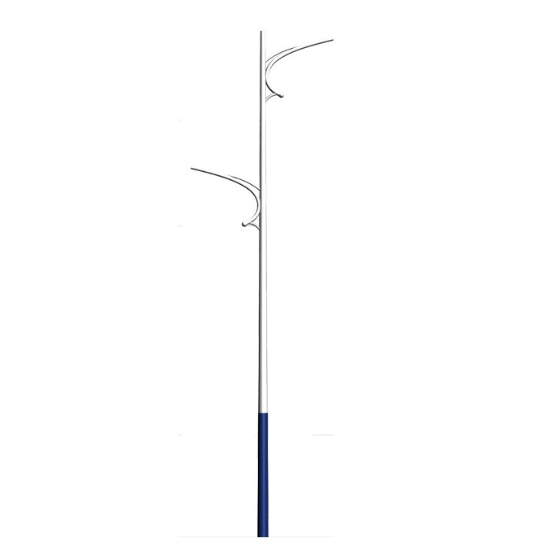 Outdoor Galvanized Street Light Pole 3m 6m 7m 8m 9m 10m 12m Led