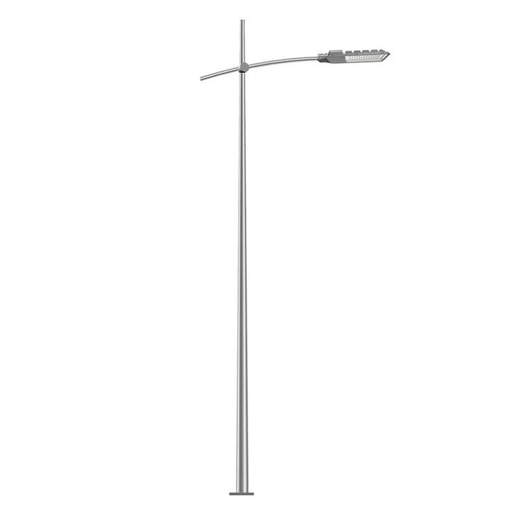 China Cheap price Street Light Pole - 6-12m Single Arm Taper Round Light Pole  – Helios Solar