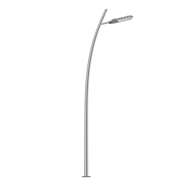 Fast delivery High Mast Lighting Pole with LED Flood Light for Airport - 8M Hot Dip Galvanized Outdoor Lamp Post  – Helios Solar