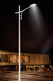 What are the different types of light poles?