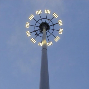 20M Mild Steel High Mast Lighting Pole for Outdoor