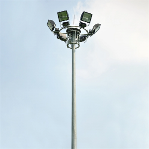 Customized Size Type IP65 20m LED Stadium High Mast Flood Light for Soccer Sport Field