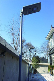 How to use the integrated solar street light better?