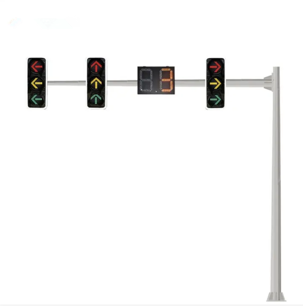 Countdown Traffic Signal Light Pole Types