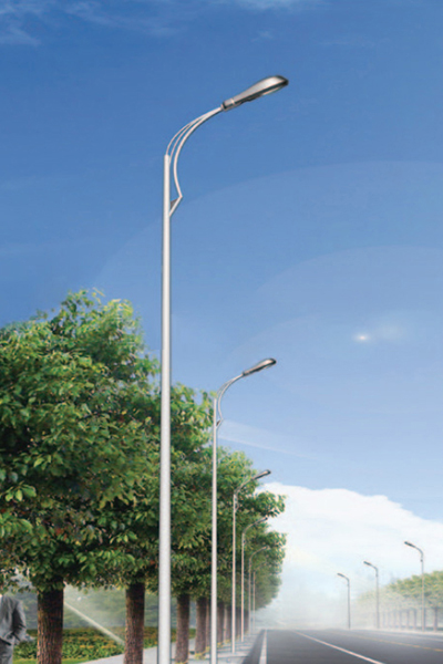 Calculation method of wind resistance of solar street lamp pole