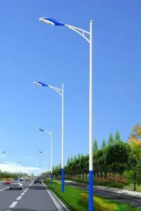 What are the materials of LED street lamp poles?