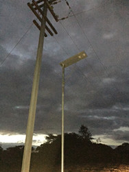 How to adjust the time of integrated solar street light