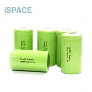 Hot New Products 3.2v 280ah Lifepo4 Battery - 1.2V 8000mAh Ni-MH Battery Fast Charge Cylindrical Cell – iSPACE