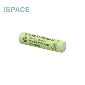Manufacturer of Lithium Iron Phosphate Battery 105ah - Cylindrical Cell AAA 800 900mAh Rechargeable Battery – iSPACE