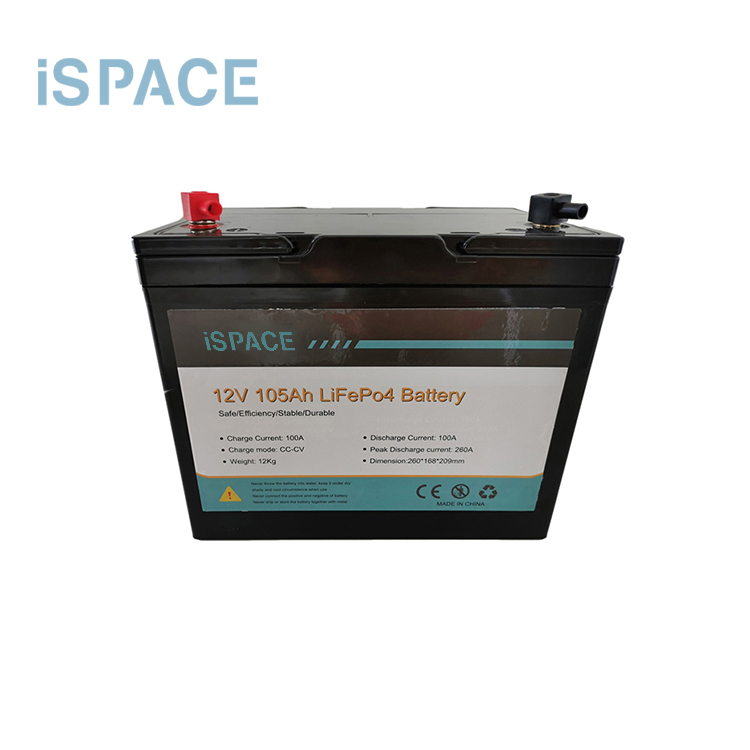 High Quality Hot sale Factory Vda Battery Module - Low Temperature 12V  105Ah Lifepo4 Pack 12V Lithium Ion Battery – iSPACE factory and  manufacturers