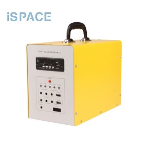 OEM Customized Portable Solar Battery Genarator  - High Capacity Solar Home System-Small Lifepo4 Battery Packs – iSPACE