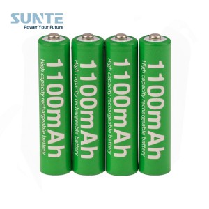 China Factory for Rechargeable 3.7v Lithium Battery - 1100mAh High Capacity Rechargeable Batteries – iSPACE