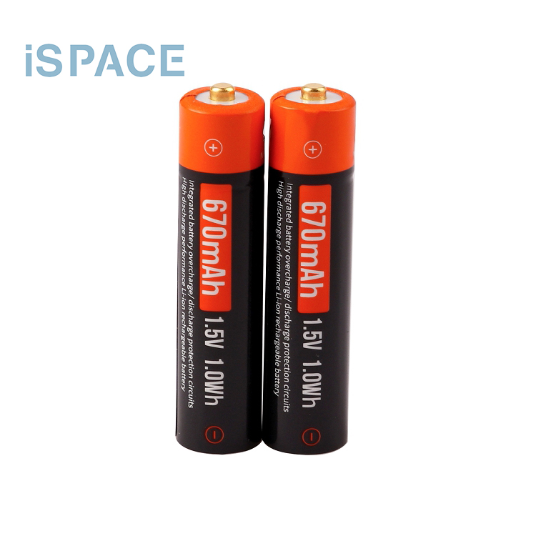 AA Cylindrical Li Ion Battery 3.2V 500mAh LiFePO4 14500 Protected Lithium  Ion Battery Cell