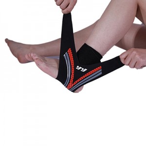 One piece ankle wrap support