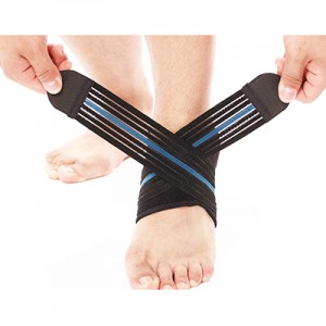 Ankle brace with strap