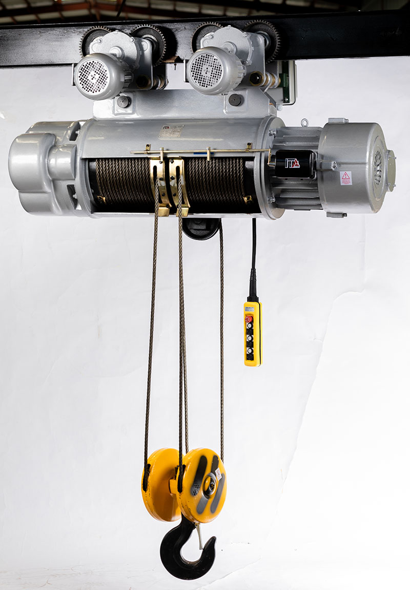 China Wholesale Mini Electric Hoists Factory - H-CD Electric Wire Rope Hoist – ITA Hoist detail pictures