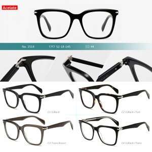 China wholesale Optical Spectacle Frame Factories –  I Vision T1516 High quality acetate optical spectacle frame unisex – IVISION