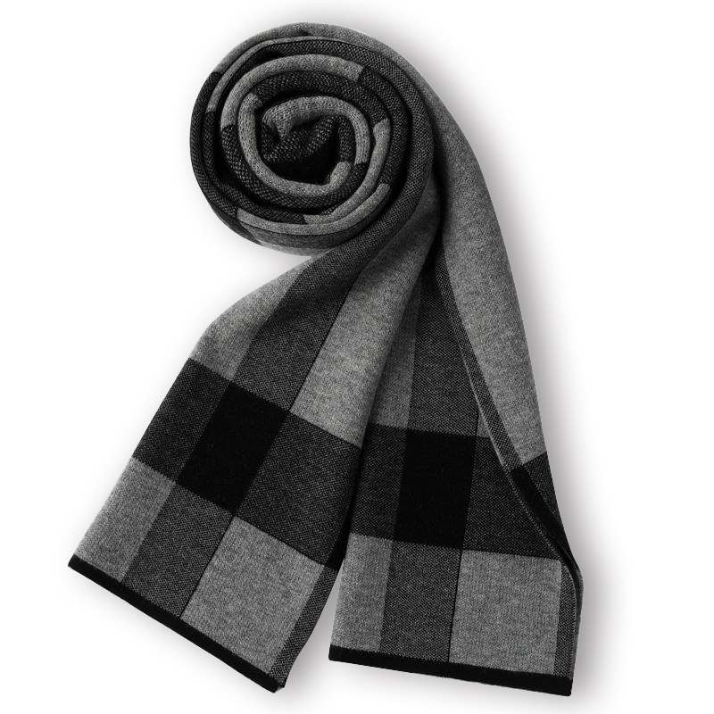 1. Checked Wool Scarf