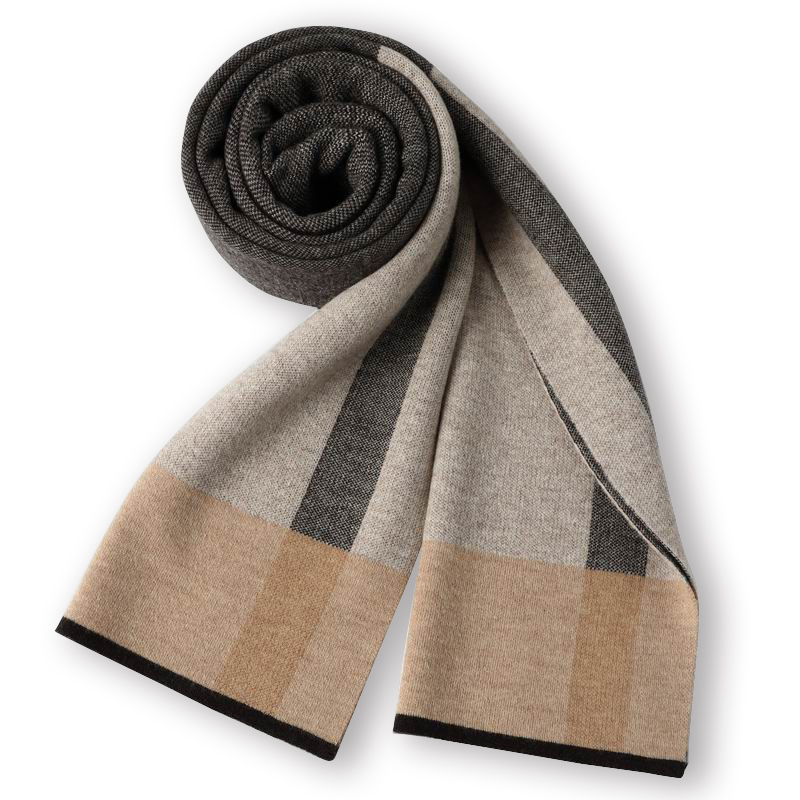 Super Soft Chunky Wool Scarf for Mens China Supplier Featured Image