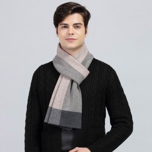 Good quality Scarf For Men - Wholesale Winter Solid Color Merino Wool Scarf for Man – Iwell