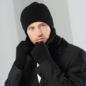 Online Exporter Knitted Cape - Wholesale Winter Man Merino Wool Scarf, Hat and Glove Set – Iwell