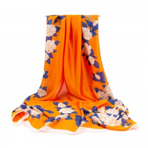 China manufacturer fashion silk like scarf for lady