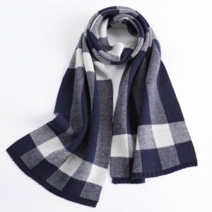 Super Warm Natural Wool Scarf for Men China OEM Factory