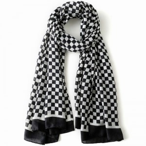 Trendy Chic Daily Printing Flower Spring/Autumn Wrap Shawl Scarf for Women