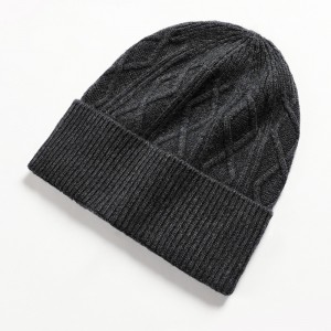 Wholesale Women Pure Color Wool Beanie Hat China Supplier