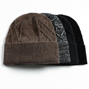 Super Soft Chunky Knit Wool Hat For Women China Factory
