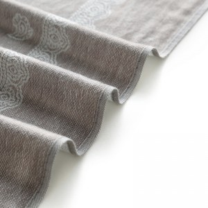 Custom Trendy Grey Paisley Shawl Wraps and Scarfs for Women