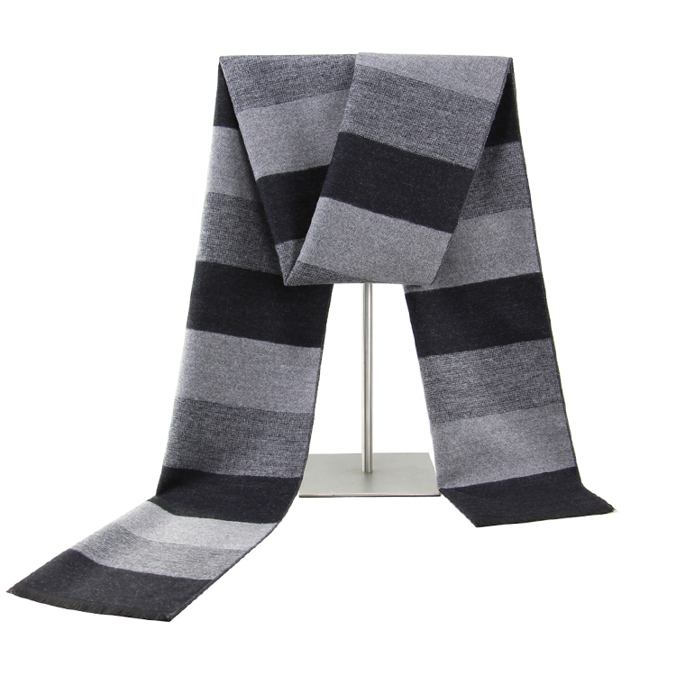 customized knitted scarves and shawls winter warm plaid thick scarf businessmen