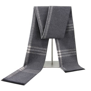 Wholesale Customized Design Scarves Thick Autumn and Winter Long Scarf Knitting Men Scarf