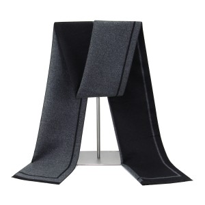 Factory High quality wool blend scarves Luxury warm and soft winter men scarf 30*180cm