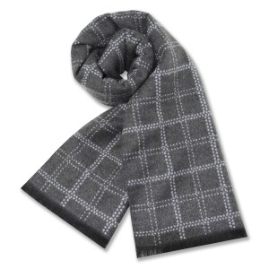 High quality wool blend scarves classic plaid warm and soft winter men scarf 30*180cm
