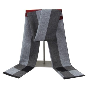 High quality wool blend classic design men scarf 30 x 180CM
