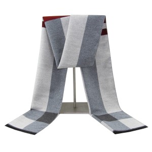 High quality wool blend classic design men scarf 30 x 180CM