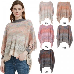 Hot Sale Warm Shawls and Ponchos for Ladies China Factory
