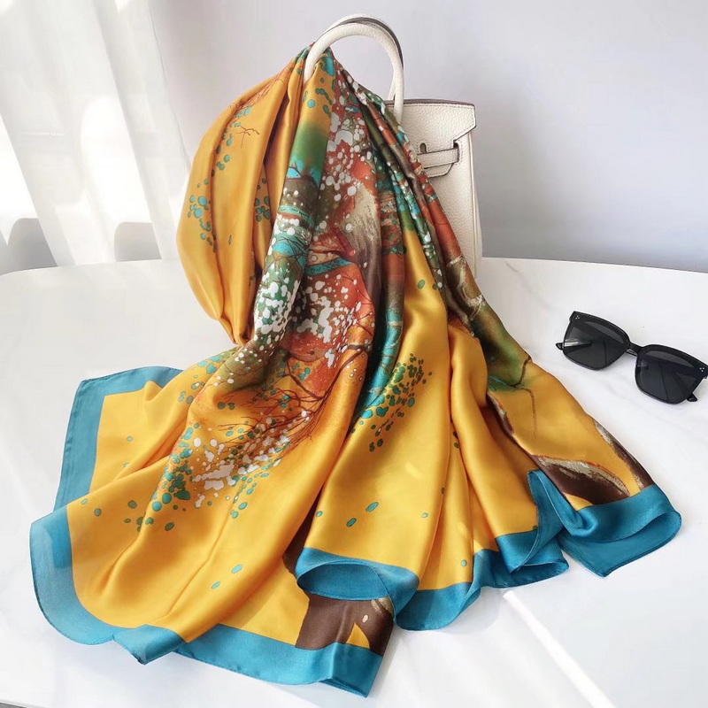Cheapest Price Silk Feeling Scarf - Spring Lady Long Silk Like Scarf China OEM Supplier – Iwell Featured Image