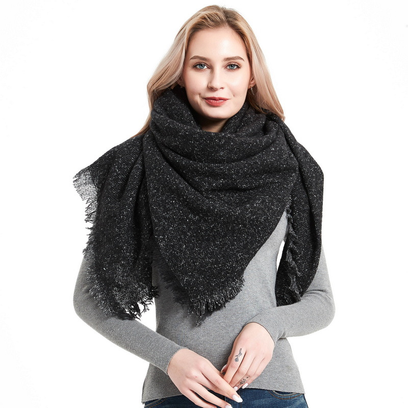 Winter Large Square Scarf for Women China OEM Manufacturer