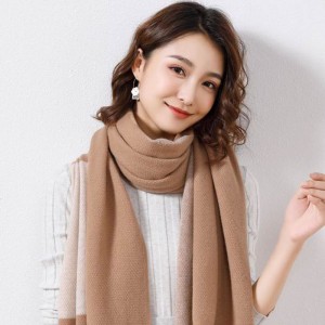 Oversized 100% Merino Wool Scarf for Ladies China OEM Manufacturer
