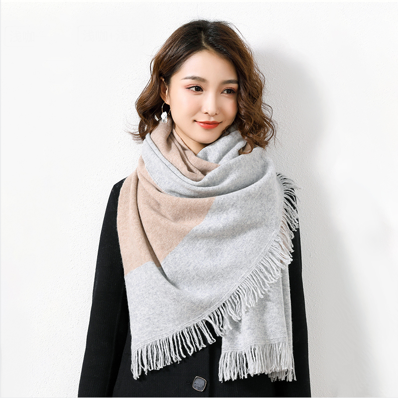 Hot Sale Oversized Pure Wool Scarf for Ladies China Factory