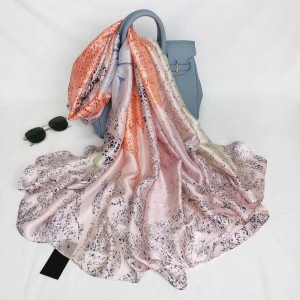 Lightweight Silk Feeling Scarf for Lady China OEM Supplier