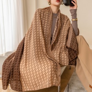 Oversized Classic Spring Long Scarf for Lady china Factory