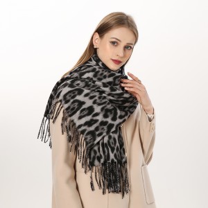 Wholesale Leopard Print Long Scarf for Ladies China OEM Factory